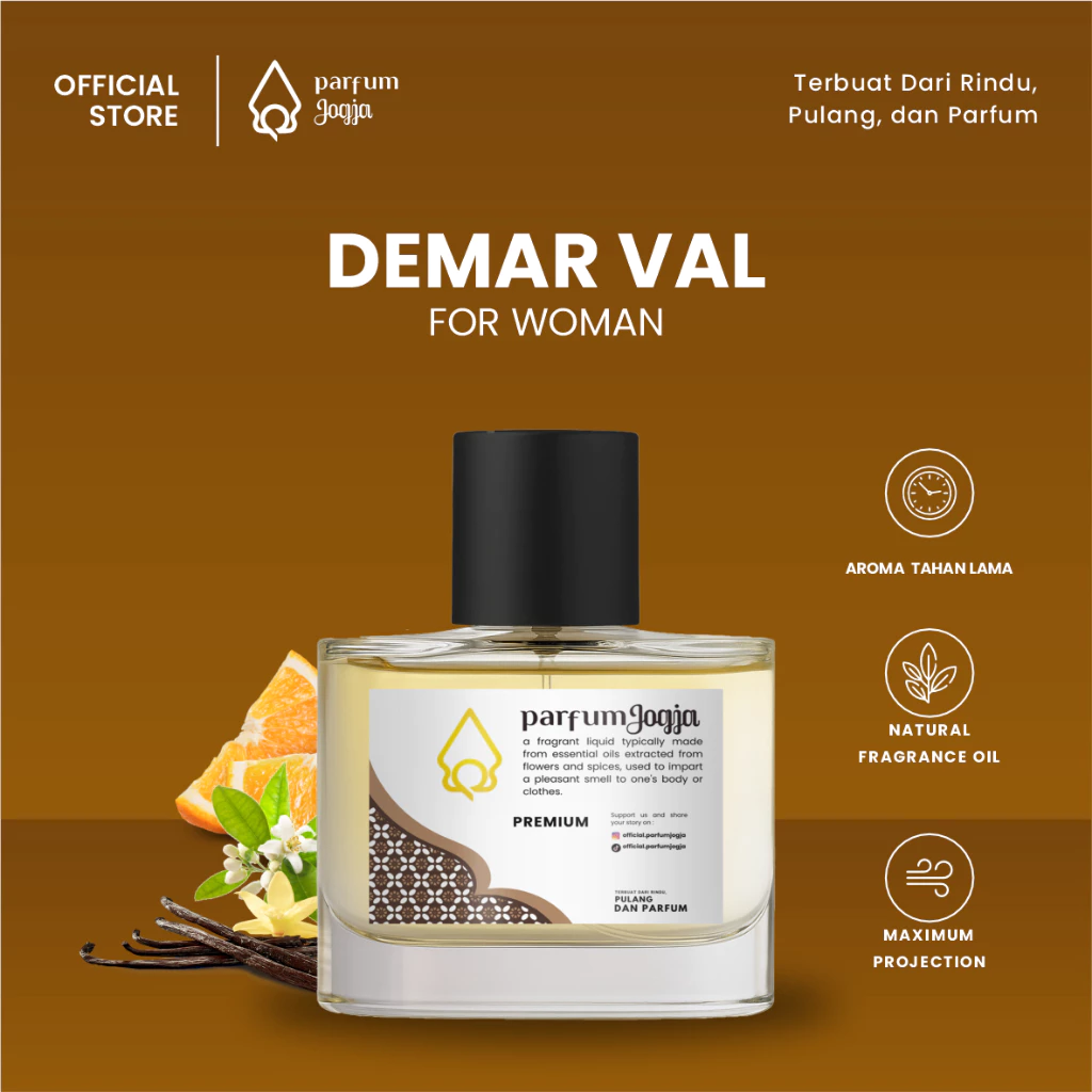 Parfum Jogja Malioboro - DEMAR VAL- Premium - EDP - Aroma Fresh Aromatic - Parfum Jogja