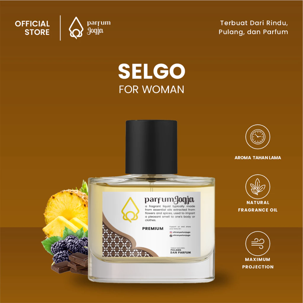 Parfum Jogja Malioboro - SELGO - Premium - EDP - Aroma Buah & Sweet - Parfum Jogja
