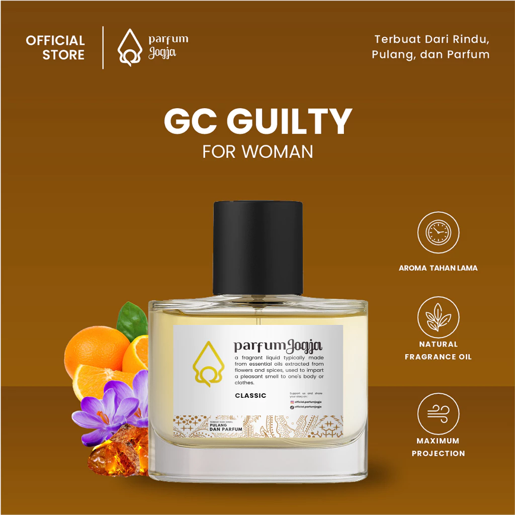 Parfum Jogja Malioboro - G GUILTY - Premium - EDP - Aroma Sweet & Spicy - Parfum Jogja