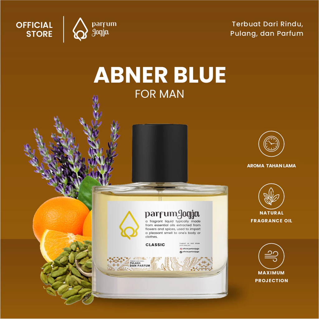 ABNER BLUE- Classic - Aroma Fresh & Maskulin - Parfum Jogja